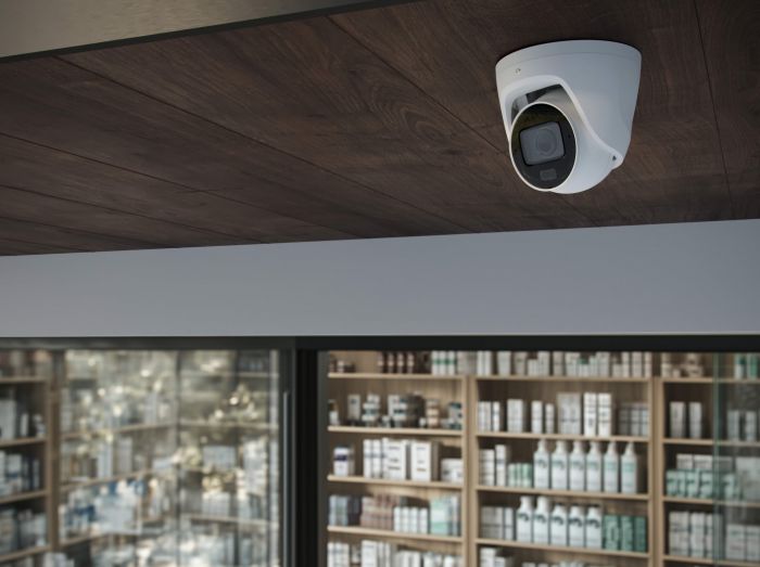IP-камера дротова Ajax TurretCam HLVF 8 MP White, 2.8–12 мм, PoE, True WDR, IP67, ІЧ 60 м, LED 40 м, аудіо, кут огляду 31° до 111°, вулична, біла, 126283.197.WH1