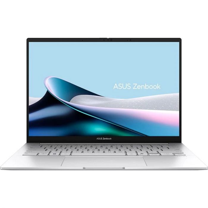 Ноутбук ASUS Zenbook A14 UX3405CA-QL291 14" WUXGA Touch OLED, Intel Ultra 9 285H, 32GB, F1TB, UMA, NoOS, Сріблястий