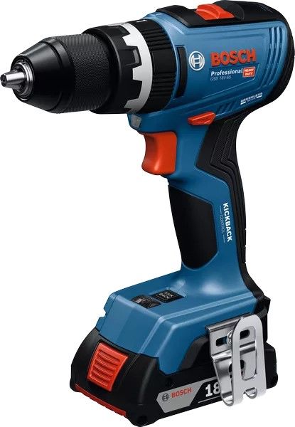 Шурупокрут-дриль акумуляторний Bosch GSB 18V-65 18В 2х2А·год 31·65Нм 0-2100об·хв ЗП GAL18V-20 кейс 1.12кг
