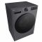 Пральна машина LG фронтальна, 8кг, 1200, A, 48см, дисплей, пар, инвертор, чорний матовий