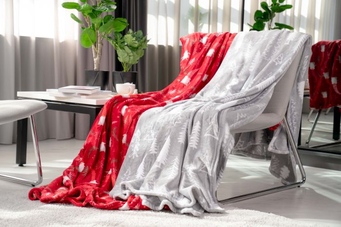 Плед ARDESTO Flannel, 160х200см, 100% поліестер, гноми