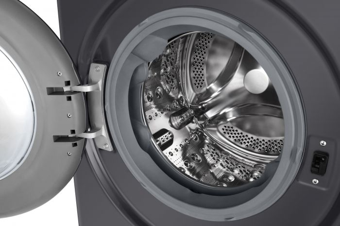 Прально-сушильна машина LG фронтальна, 9(5)кг, 1200, A, пара, 48см, дисплей, пара, інвертор, чорний