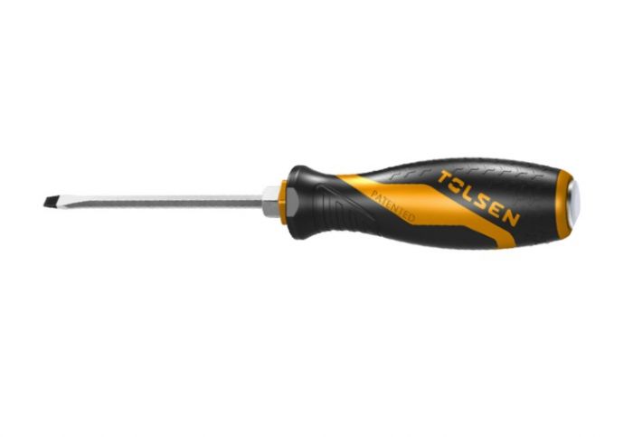 Викрутка Tolsen плоска, ударна, SL6.5х100мм, сталь CrV