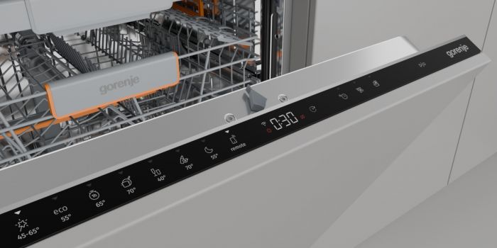Посудомийна машина Gorenje вбудовувана, 16компл., C, 60см, інвертор,Wi-Fi, сенсорн.упр, 3и кошики, білий