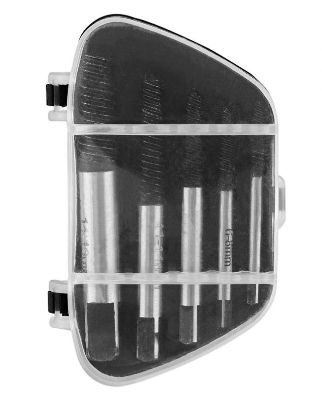 Екстрактори для зламаних гвинтів GRAPHITE для гвинтів 3-19мм, набір 5шт