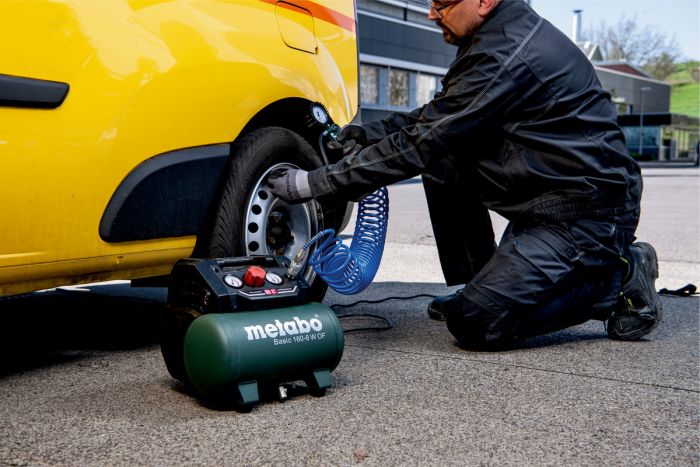 Компресор повітряний Metabo BASIC 160-6 W OF безолійний, 900Вт, 6л, 160л/хв, 8бар, 8.4кг