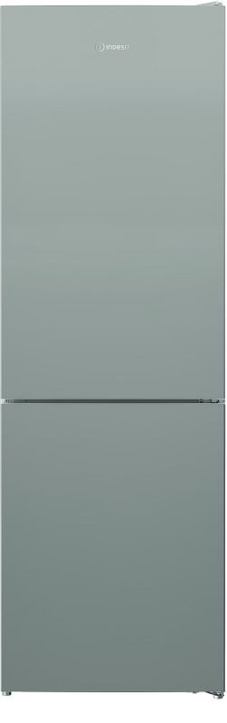 Холодильник Indesit з нижн. мороз., 185x60х67, холод.відд.-223л, мороз.відд.-120л, 2дв., E, ST, сріблястий
