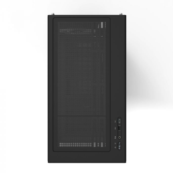 Корпус Zalman P10 без БП, 1xUSB3.0, 1xUSBType-C, 1x120мм ARGB, VGA 384мм, LCS ready, TG Side Panel, mATX, чорний