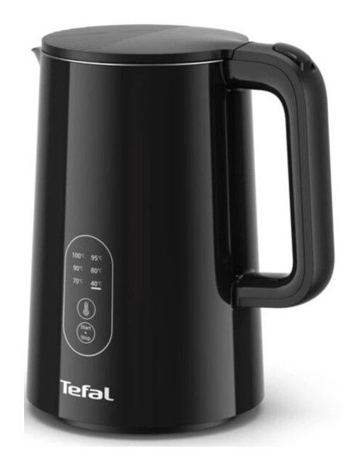 Електрочайник Tefal Thermo Protect Control 1.5л, Strix, з подвійними стінками, 6 темп.реж, чорний