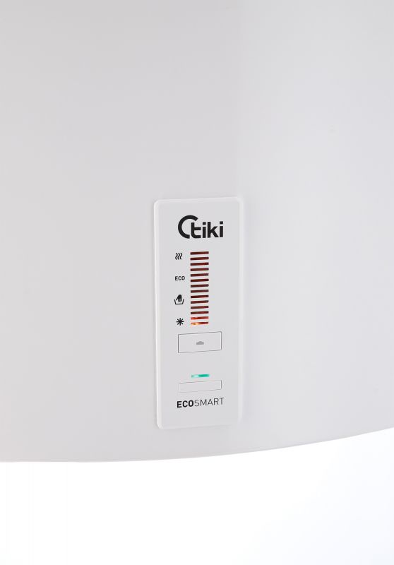 Водонагрівач електр. Tiki круглий GBF, 50л, 2кВт, сухий тен, електр. кер-ння, B, білий, 700156