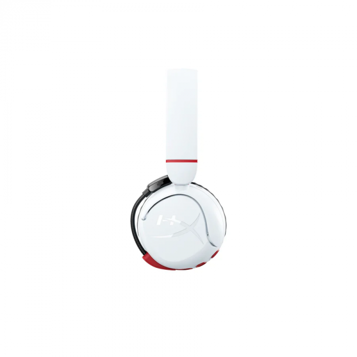 Гарнітура ігрова HyperX Cloud Mini, mini-jack/BT, 1.2м, білий-червоний
