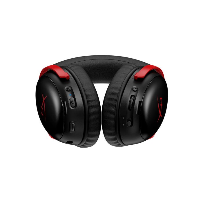 Гарнітура ігрова HyperX Cloud III S, WL/USB-A/USB-C, чорно-червоний