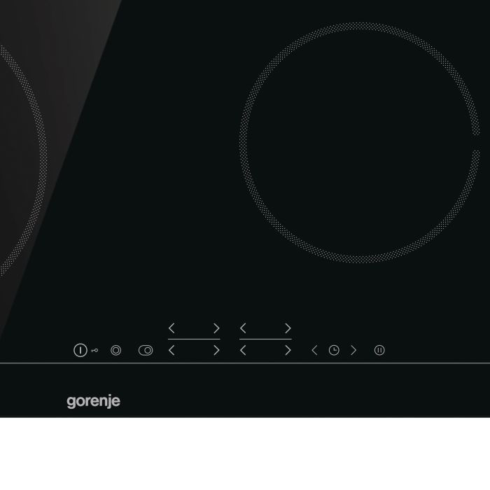 Варильна поверхня Gorenje електрична, 60см, розширена зона, чорний