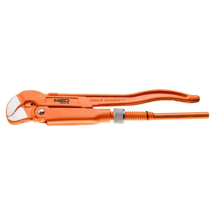 Ключ трубний Neo Tools, 45°, робочий діапазон 0-26мм, 330мм