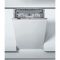 Посудомийна машина Hotpoint вбудована, 10компл., E, 45см, дисплей, 3й кошик, білий