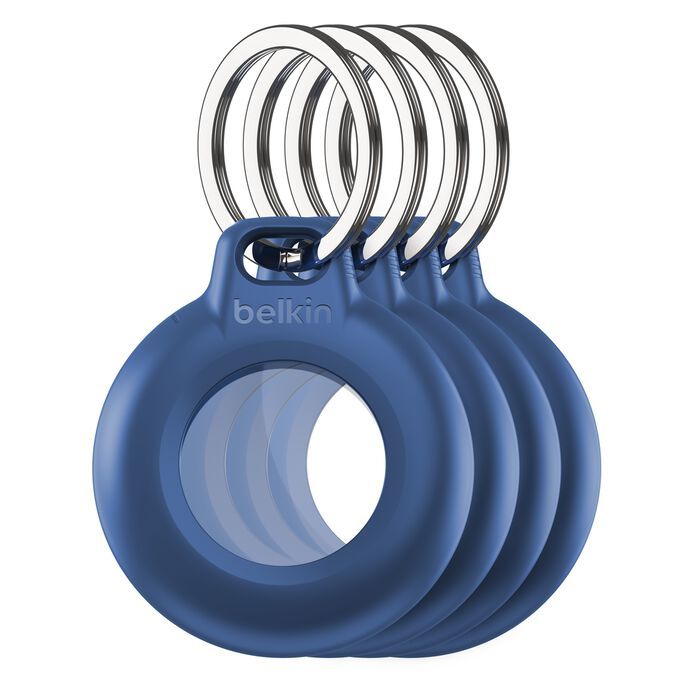 Тримач Belkin Waterproof Secure Holder with Key Ring AirTag, синій