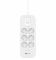 Подовжувач мережевий Belkin 2м, 6хТипF, 16А, USB-A/USB-C 18Вт, фільтр, білий