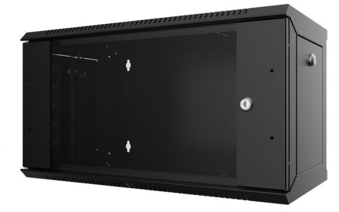 Шафа MIRSAN 19", 12U, WTC, 565x600 мм, максимально 80 кг, чорна