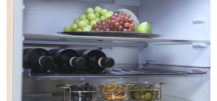 Холодильник LG з нижн. мороз., 203x60х68, холод.відд.-262л, мороз.відд.-113л, 2дв., E, NF, інв., диспл зовн., Fresh Сonverter, Metal Fresh, бежевий