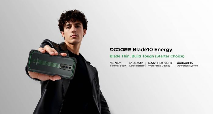 Смартфон Doogee Blade 10 Energy 6.56" 4/128ГБ, 2SIM, 6150мА•год, зелений