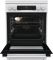 Плита Gorenje комбінована, 71л, 60x60см, дисплей, чавун,з кришкою, програматор IconLed, білий