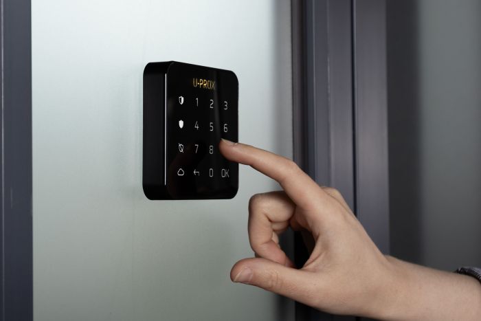 Бездротова сенсорна клавіатура U-Prox Keypad G1 Black, 1 група, бездротовий, чорний