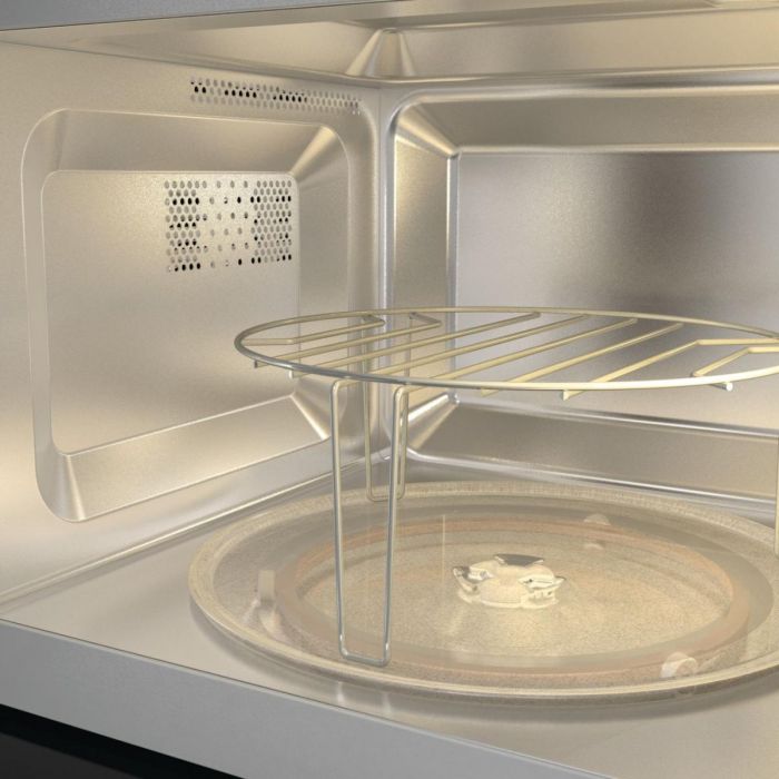 Піч Gorenje мікрохвильова, вбудовувана, 20л, 800Вт, гриль, дисплей, нерж