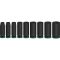 Набір ударних торцевих головок Bosch Professional Deep 1/2" 9шт