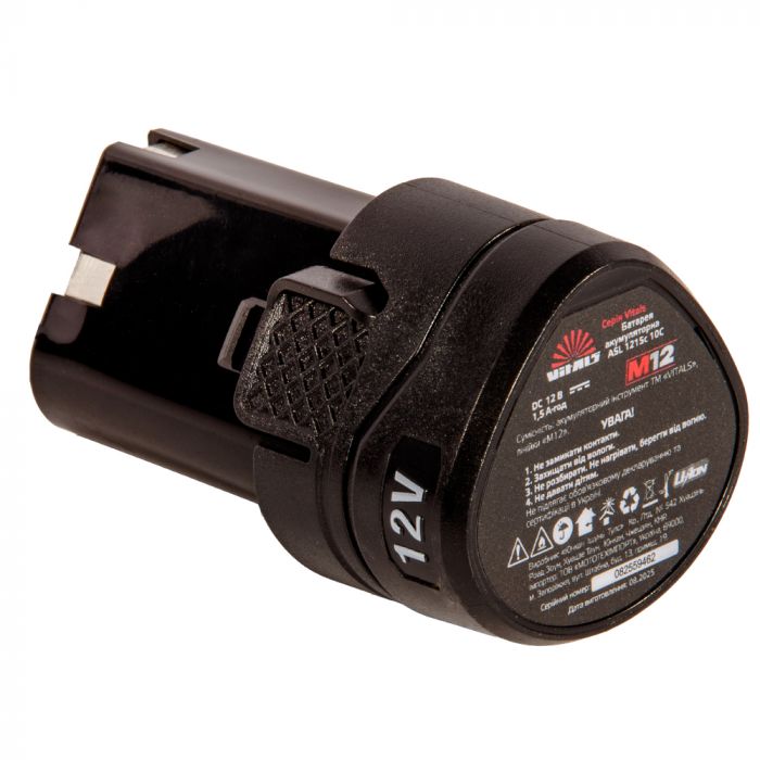 Акумулятор Vitals ASL 1215c 10C 12В 1.5А·год 0.16кг