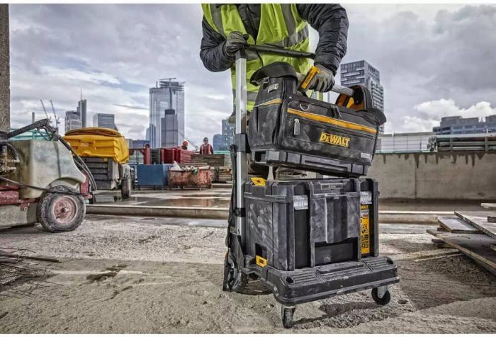 Сумка для інструменту DeWalt відкрита, жорстка конструкція, поліестер 1200D, 450x350x250мм