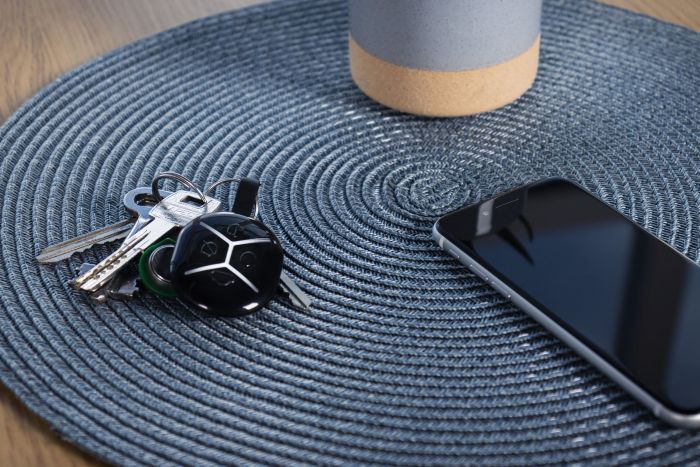 Брелок U-Prox Keyfob B4 Black, 4 кнопки, бездротовий, чорний