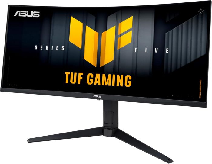 Монітор Asus 34" TUF Gaming VG34WQML5A 2xHDMI, 2xDP, 3xUSB, MM, VA, 3440x1440, 21:9, 250Hz, 0.5ms, sRGB 130%, CURVED, FreeSync, HAS, HDR400