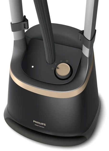 Відпарювач Philips вертикальний 3000 Series, 2000Вт, 2000мл, постійна пара - 40гр, стійка,вішалка, керам. підошва, чорний