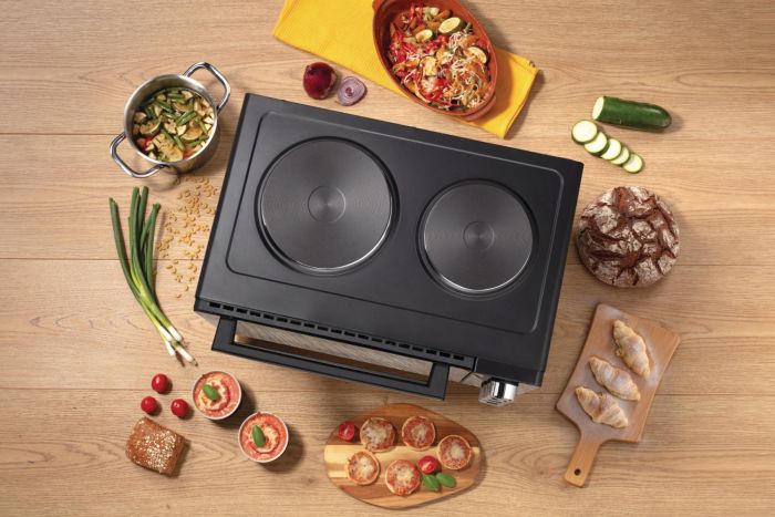 Міні піч Gorenje, 30л, 52x32х40.5см, 2 електричні конф., чорний