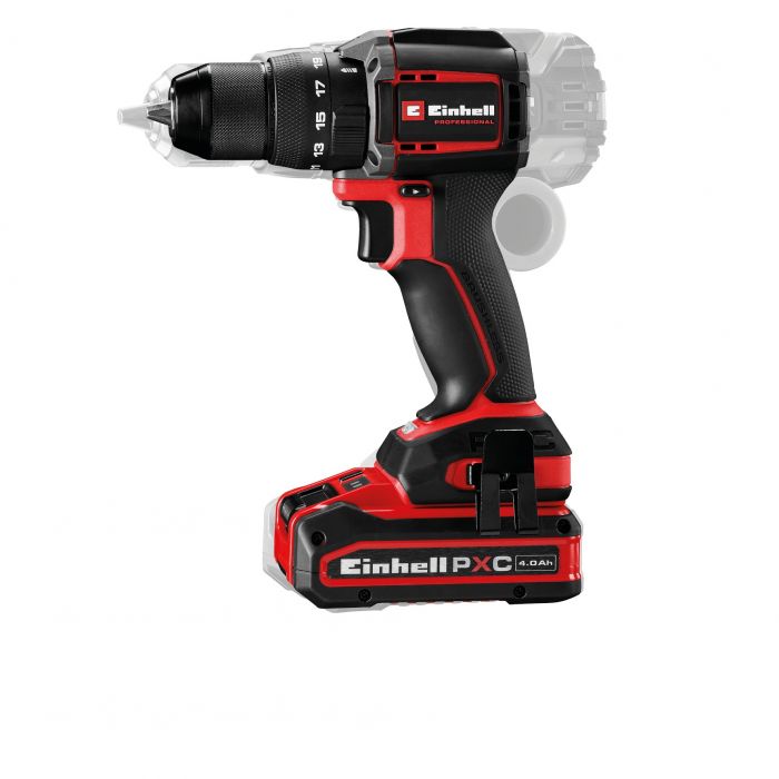 Шурупокрут-дриль ударний акумуляторний Einhell Professional TP-CD 18/70-C Li-i BL - Solo 18В 70Нм 0 - 450/0 - 2000 LED 1.07кг без АКБ та ЗП