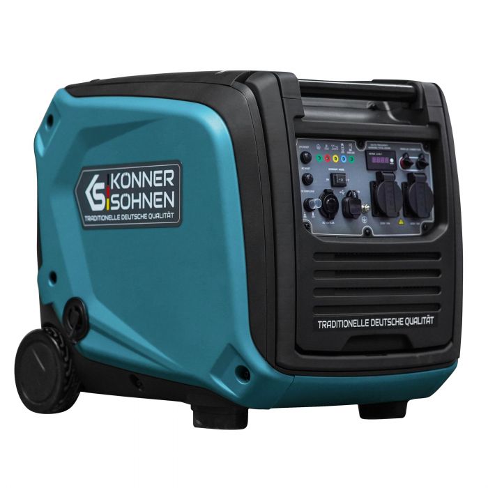 Генератор газобензиновий інверторний Konner&Sohnen KS 4000iEG S, LPG 230В, 4.0кВт, електростартер, 40кг