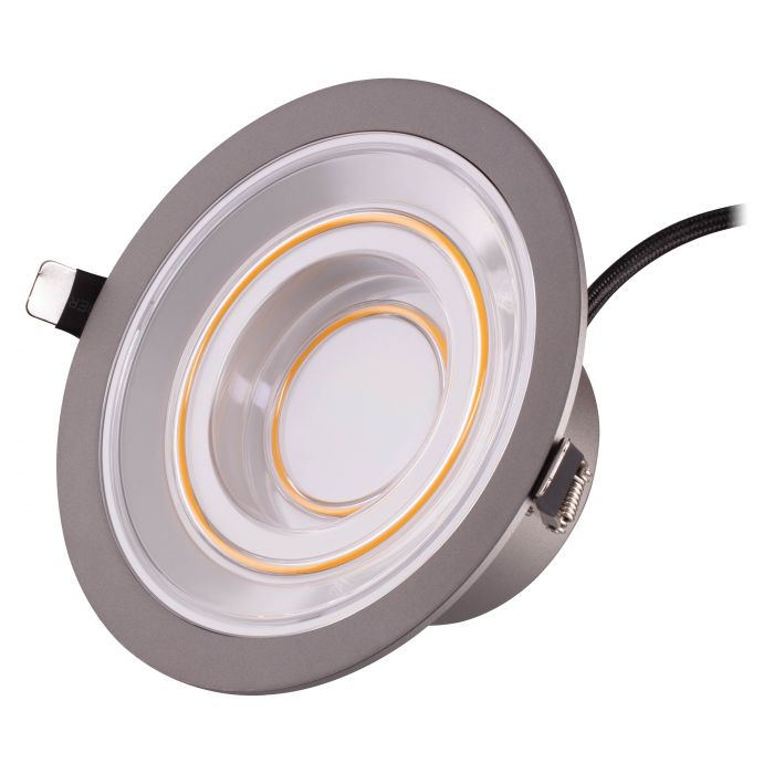 Світильник даунлайт LEDVANCE Decor Filament Echo 7Вт 650Лм 2700K 166мм сірий