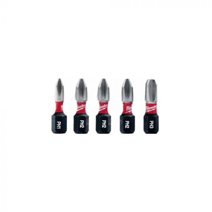 Біти Milwaukee Shockwave, набір 35шт, кейс