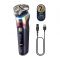 Бритва електр. Philips Series i9000 Prestige Ultra,  бритв.головок-3, Li-Ion, сух.+волог., індикатор заряду, твердий чохол, картридж для чищення, фіолетовий