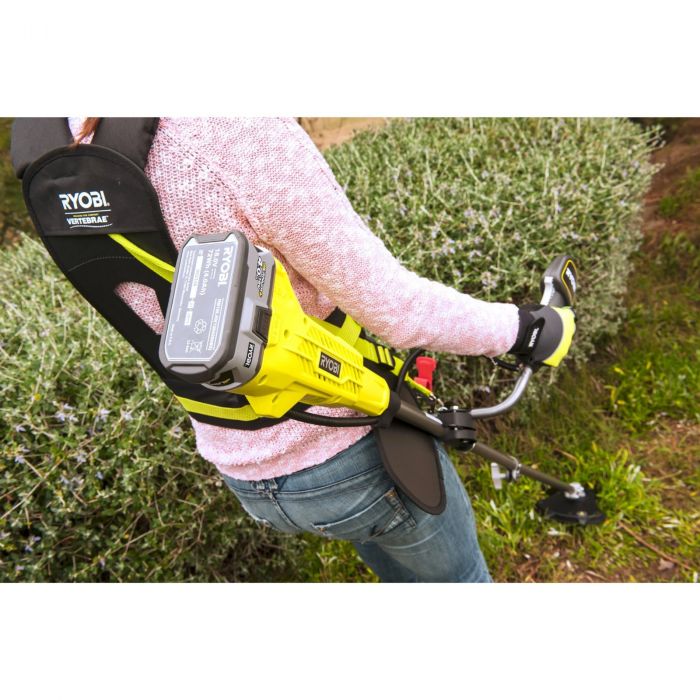 Тример садовий акумуляторний Ryobi ONE+ OBC1820B 18В 20см ніж/ліска 30см ергоремені Vertebrae 4.7кг без АКБ та ЗП