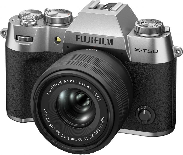Цифр. фотокамера Fujifilm X-T50 + XC 15-45mm F3.5-5.6 Kit  Silver