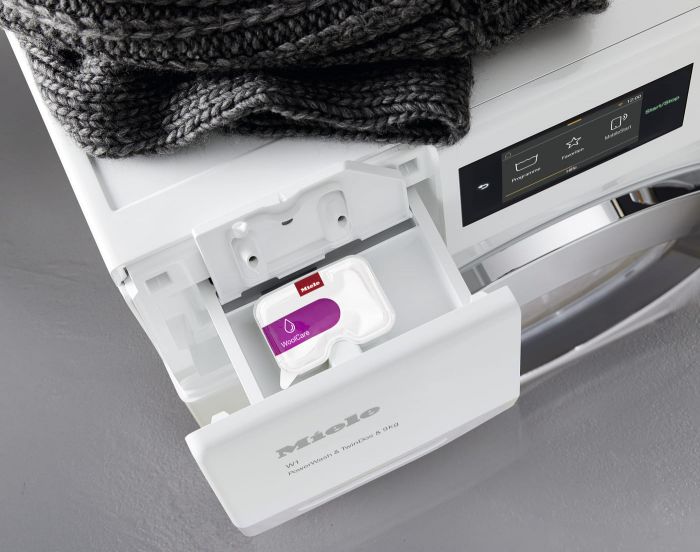 Пральна машина Miele WSD 164 WCS фронтальна, 9кг, 1400, A+++, 63.6см, дисплей, інвертор, Wi-Fi, білий