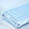 Клавіатура механічна GravaStar Mercury K1 80keys, GravaStar x Kailh Cheery Pink, EN, BT/WL/USB, Ice Blue