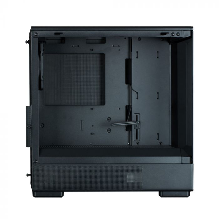 Корпус Zalman P10 без БП, 1xUSB3.0, 1xUSBType-C, 1x120мм ARGB, VGA 384мм, LCS ready, TG Side Panel, mATX, чорний