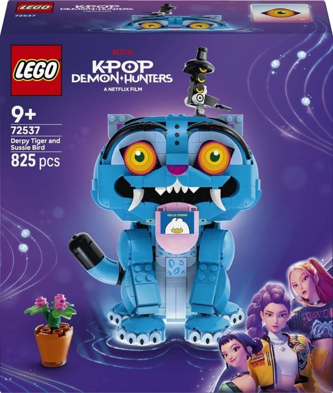 Конструктор LEGO KPop Demon Hunters Тигр Дерпі та пташка Сассі