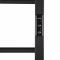 Рушникосушка ARDESTO електрична  Square-TR K, 570х430х80мм, таймер-регулятор, сталь, чорний матовий