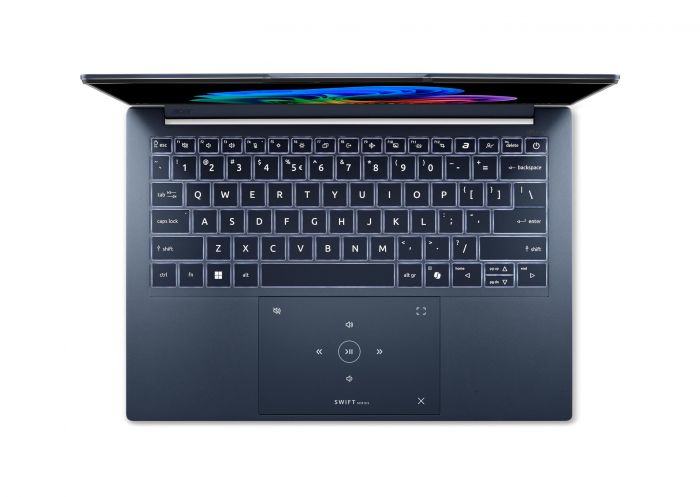 Ноутбук Acer Swift Go 14 AI SFG14-I71 14" WUXGA OLED, Intel U7-355, 16GB, F512GB, UMA, Win11, синій