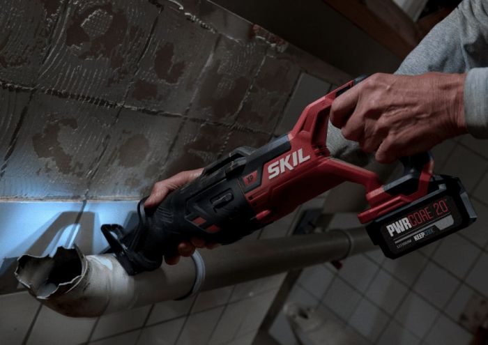 Пила шабельна акумуляторна SKIL 3480 CB XP безщіткова 20В 1х2.5А·год пропил 265мм хід 29мм 2.9кг