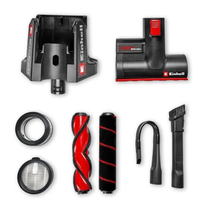 Пилосос акумуляторний Einhell TE-SV 18/270 Li BL - Solo 18В 270мбар контейнер 0.85л LED 1.35кг без АКБ та ЗП
