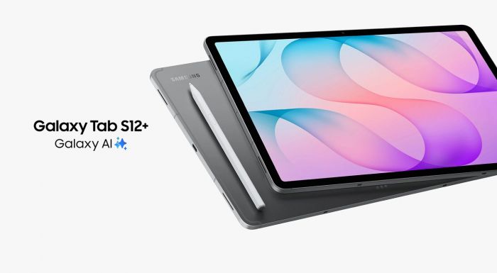 Планшет Samsung Galaxy Tab S12 Plus (X846) 12.6" 12ГБ, 256ГБ, 5G, 10600мА•год, Android, сірий